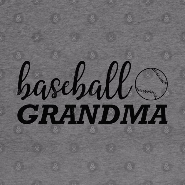 Baseball grandma by KC Happy Shop
